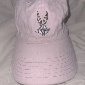 Looney Tunes x Forever 21 Bugs Bunny Dad Hat in Light Pink